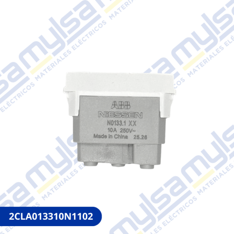 MODULO TOMA ITALIANO 3 EN LINEA BLANCO (MODULAR)