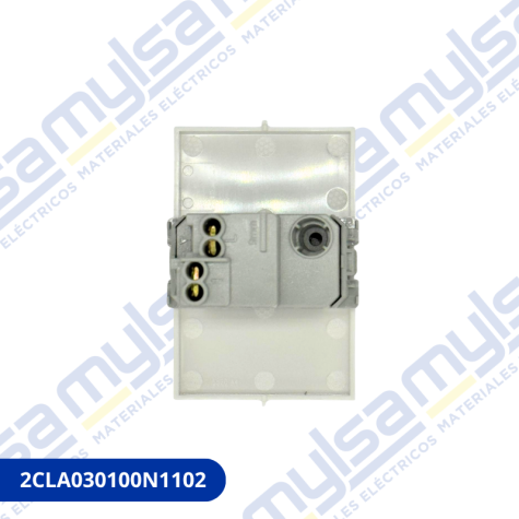 MODULO INTERRUPTOR BLANCO 3 MODULOS (UNIPOLAR)