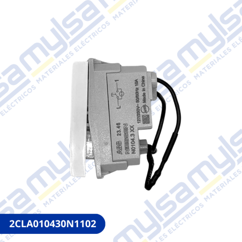 MODULO PULSADOR BLANCO CON LED