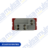 Thumbnail MODULO TOMA ITALIANO 3 EN LINEA ROJO (MODULAR)0