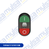 Thumbnail PULSADOR DOBLE ILUMINADO Ø 22mm LEYENDA I-0 LINEA MODULAR0