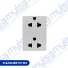 Thumbnail MODULO TOMA EURO - AMERICANO DOBLE CON TIERRA BLANCO0